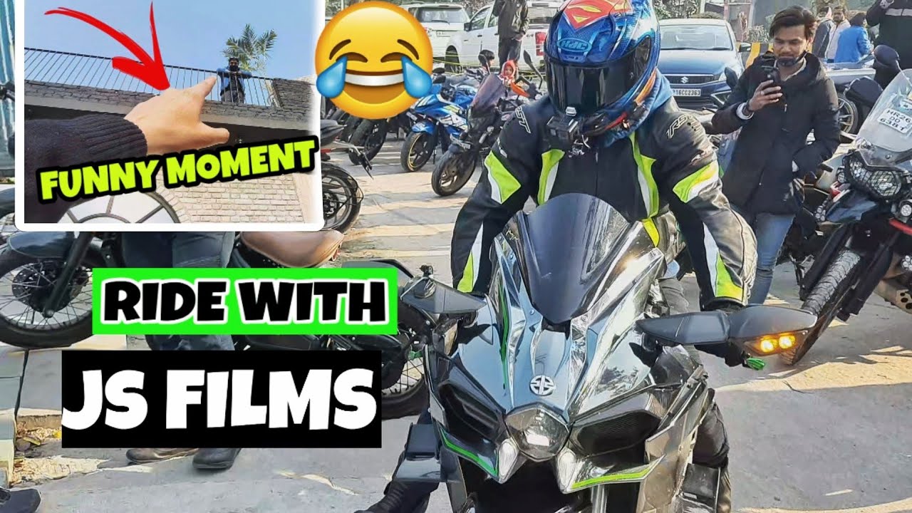 Super Sunday Ride | Throttle Shrottle Cafe Noida | Loud Kawasaki Ninja H2 ft. @jsfilmsindia #ninjah2