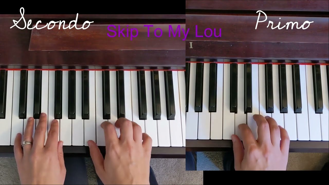 Skip To My Lou Duet - Primo and Secondo parts - Piano Safari Performance