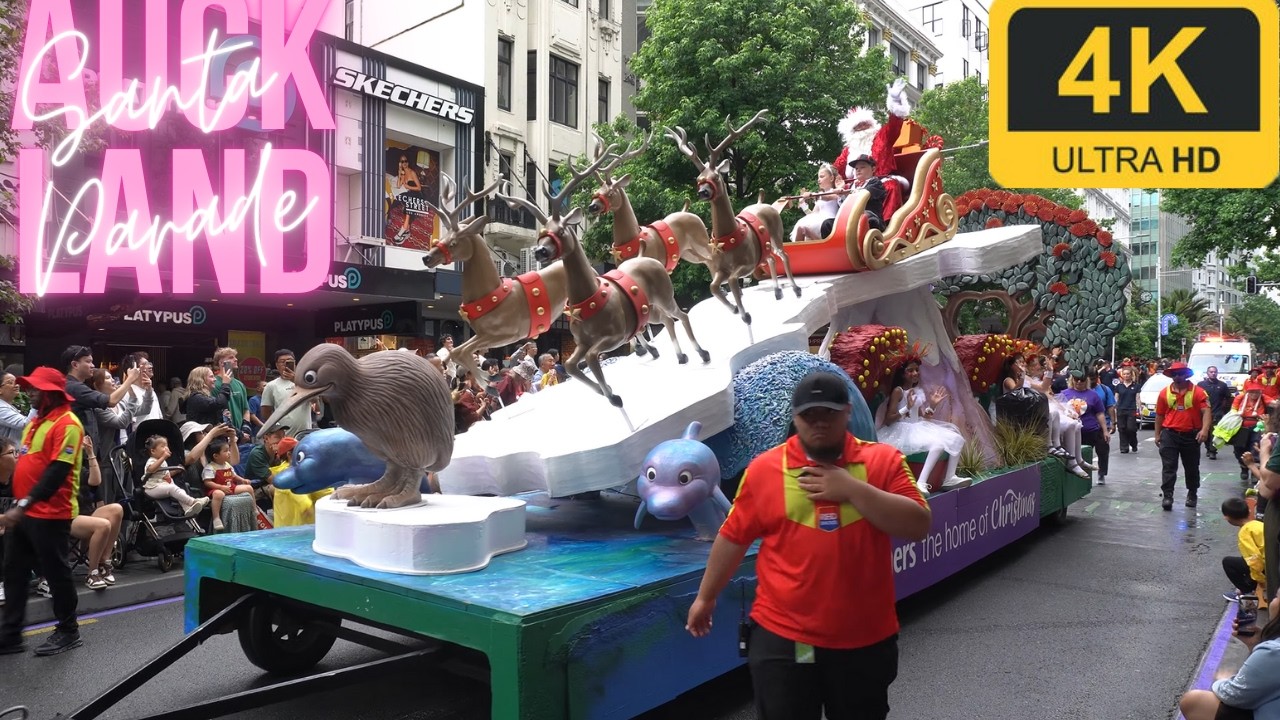 Santa Parade Auckland 2025 | 4K | Full Parade