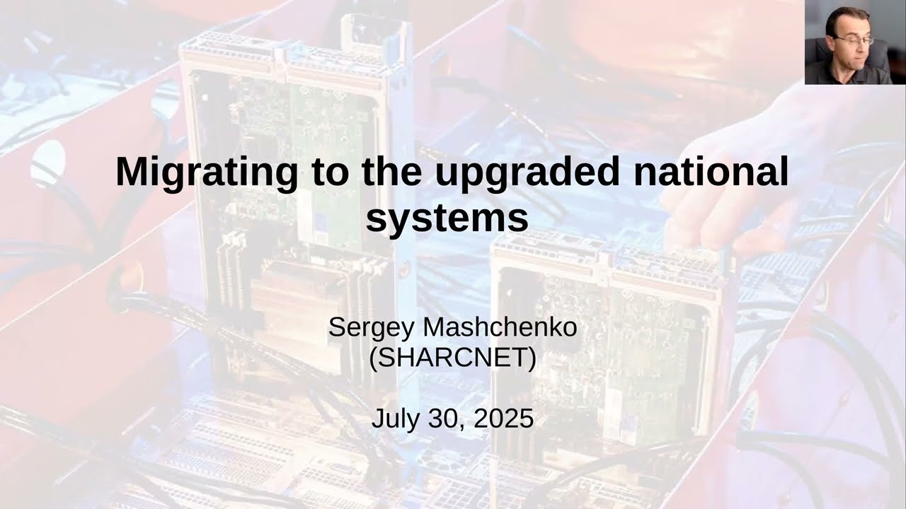 Migrating to the upgraded national systems