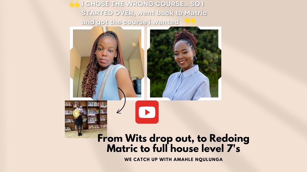 I Dropped Out of Wits Engineering & Rewrote Matric – My Second Chance!