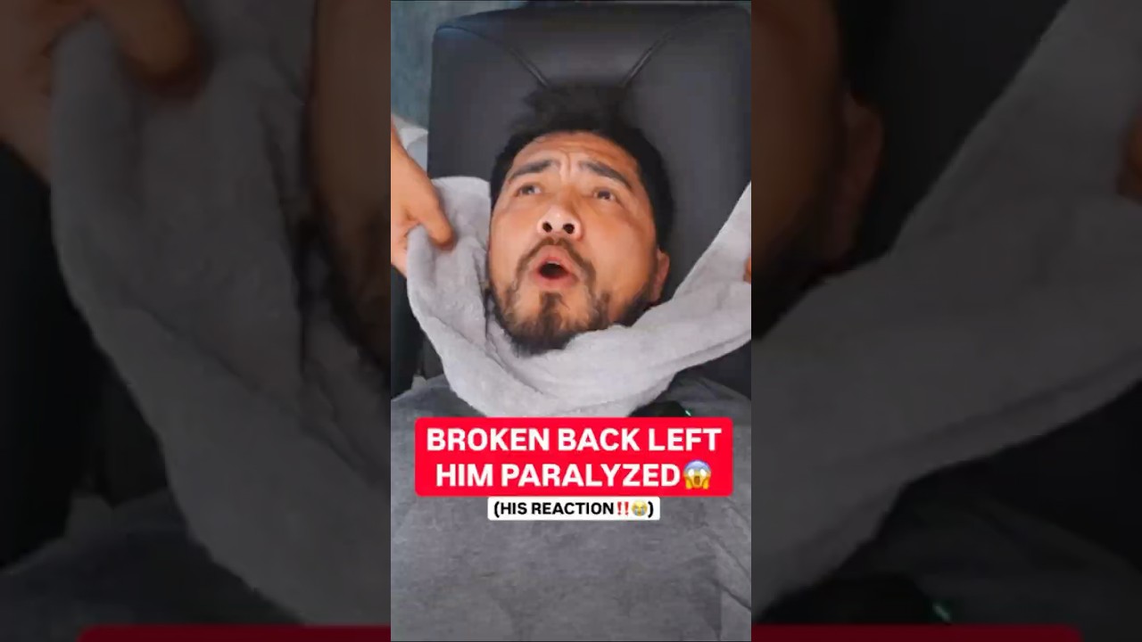 This visit was &lsquo;LIFE-CHANGING&rsquo; for him‼️😭 #chiropractic #backpain #neckpain #trending