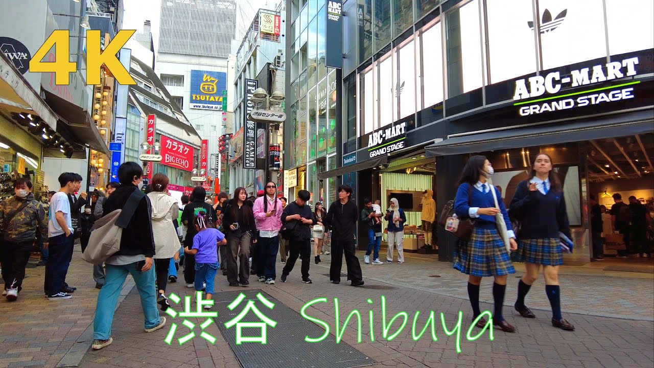 【4k】混雑する渋谷を散歩🐶Tokyo walk-Shibuya