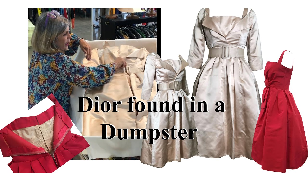 Dior Found in a Dumpster? What? Updated Yves Saint Laurent Dior Haute Couture Unboxing Haul Fashion