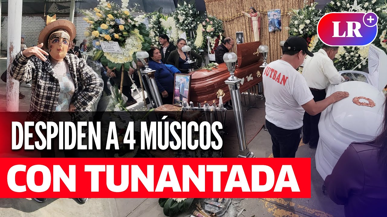 Despiden a ritmo de tunantada a cuatro integrantes de la ORQUESTA 'ANTOLOGÍA DEL FOLKLORE' | #LR