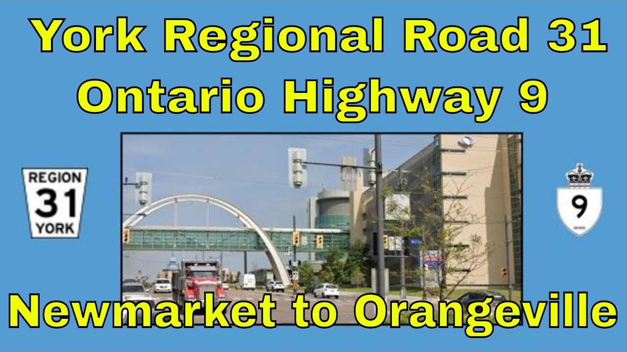 DRIVING HYPERLAPSE York Regional Road 31 & Ontario Highway 9 (October 29, 2020)