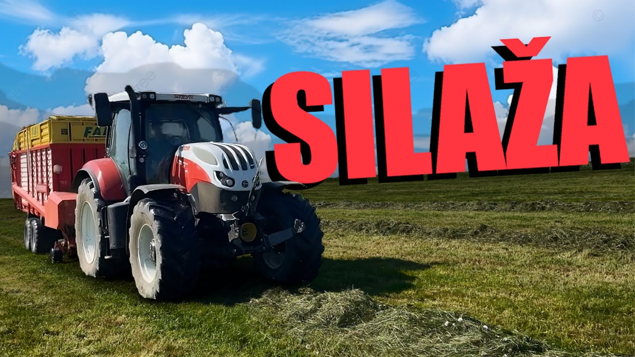 Siliranje travne silaže - Iz Trave v Silažo