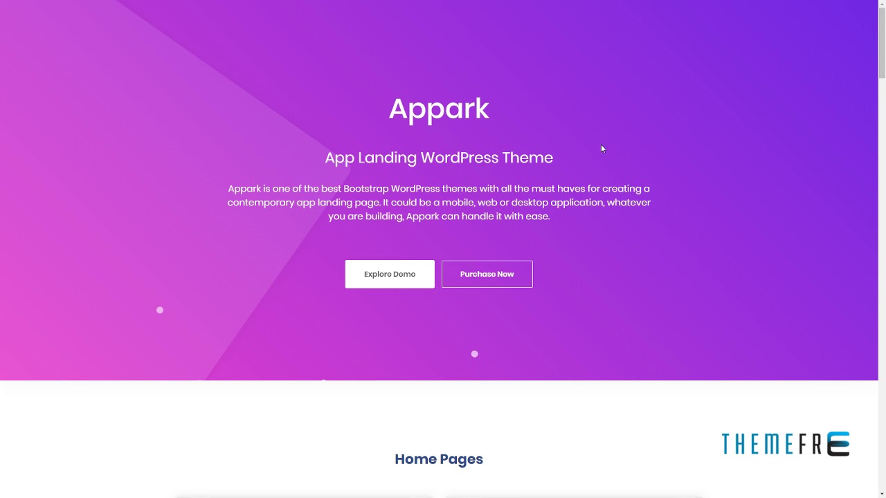 Appark - App Landing WordPress Theme      Manuel Dell