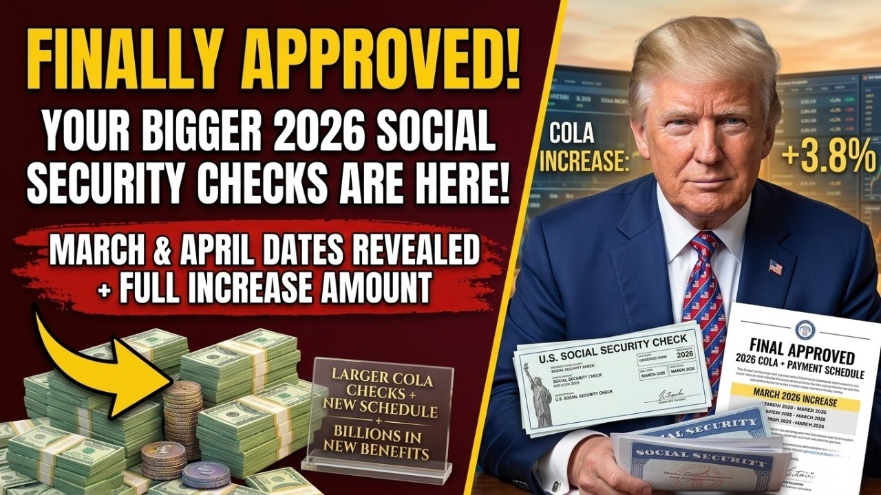 March & April 2026 Social Security Checks: New Payment Schedule + Increase Dates Revealed
