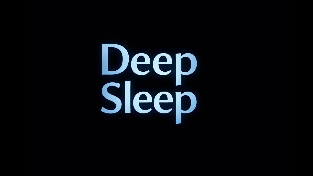 8 Hours Delta Waves 1.0 Hz with Rain | Deep Sleep for Insomnia | Black Screen