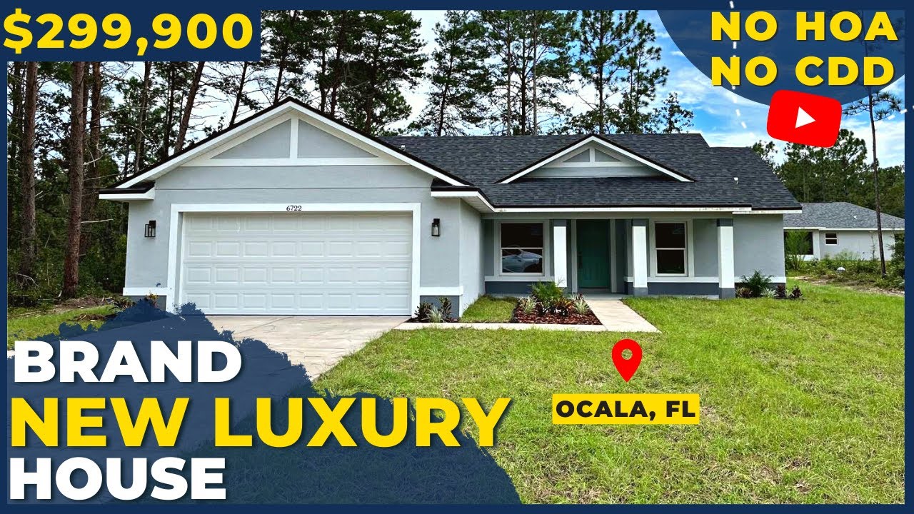Beautiful Brand NEW LUXURY House in Ocala!!😱 NO HOA - NO CDD