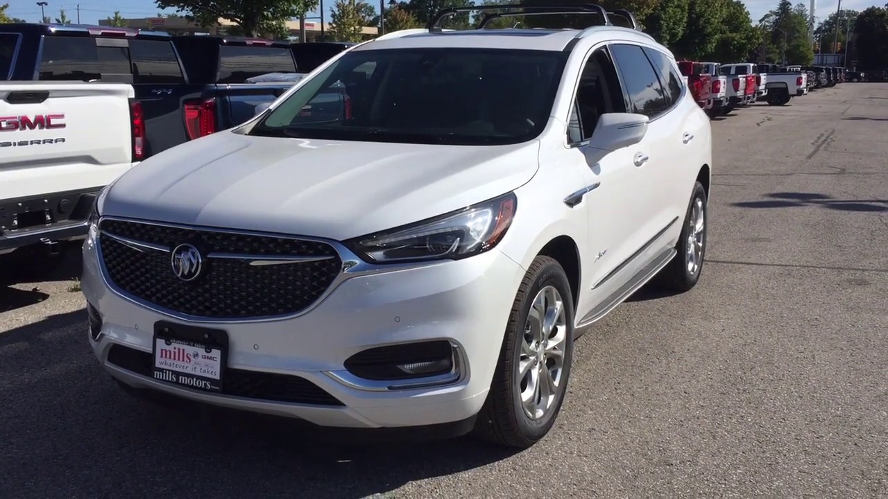 2020 Buick Enclave AWD  Avenir 3.6L Surround View Cameras Sunroof White Oshawa ON Stock #200035