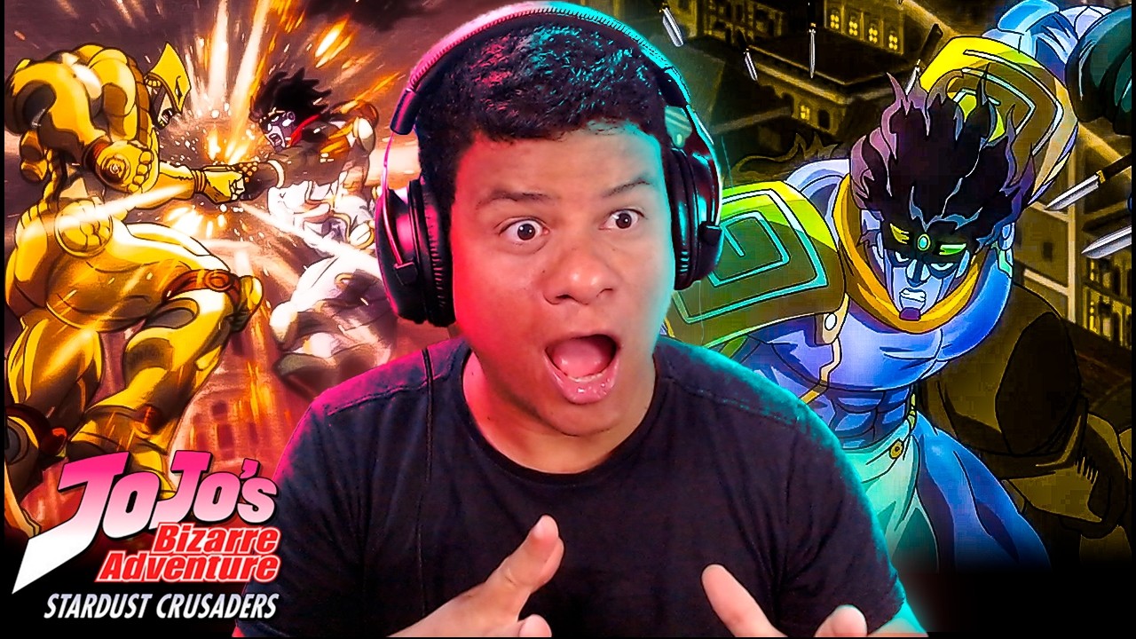 JOJO'S BIZARRE ADVENTURE 3X47 REACT!!