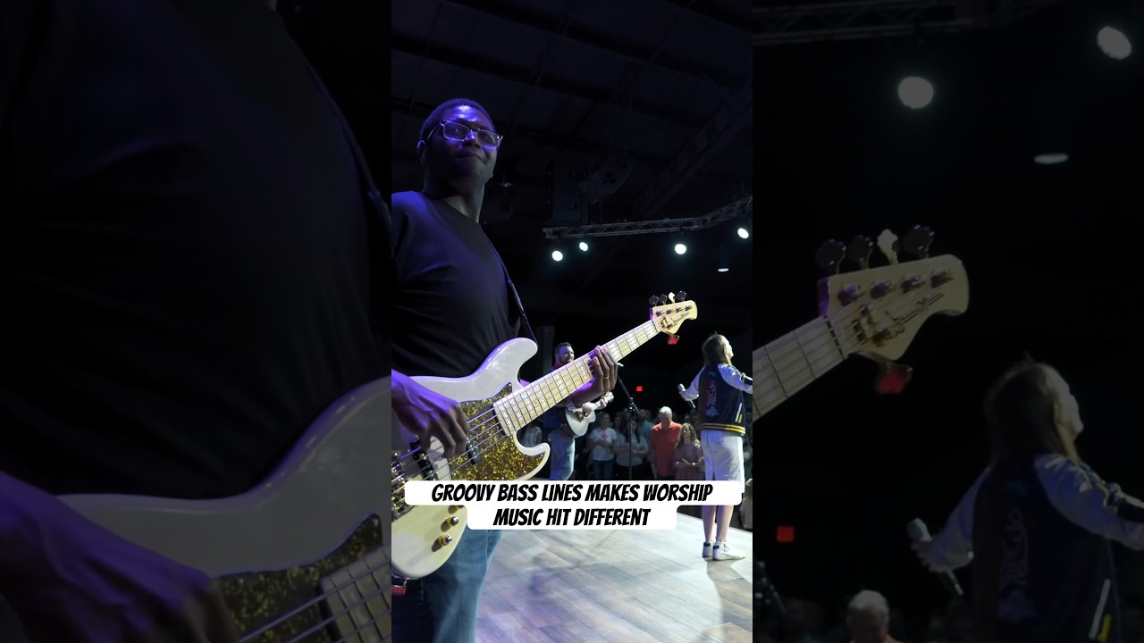 Groovy Bass Lines Make Worship Music Hit Different #bass #bassist #travisdykes #charitygayle