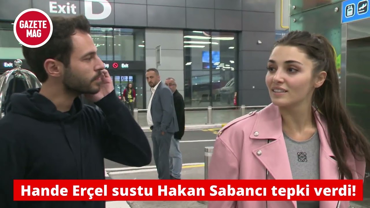 Hande Erçel sevgilisi Hakan Sabancı'nın tepkisine nasıl cevap verdi?