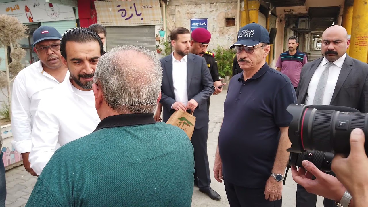 جولة رئيس  البرلمان محمد الحلبوسي في ساحل الموصل الأيمن