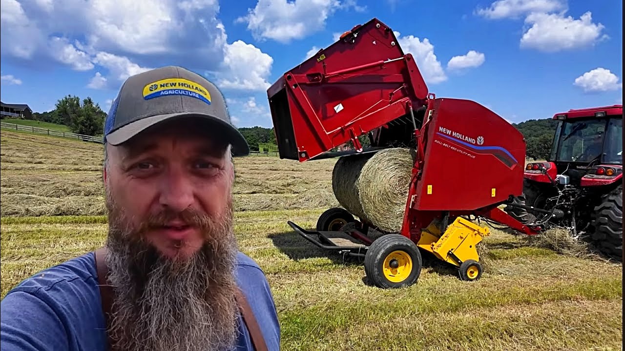 98 Degrees and Still Baling Hay—Pure Madness!