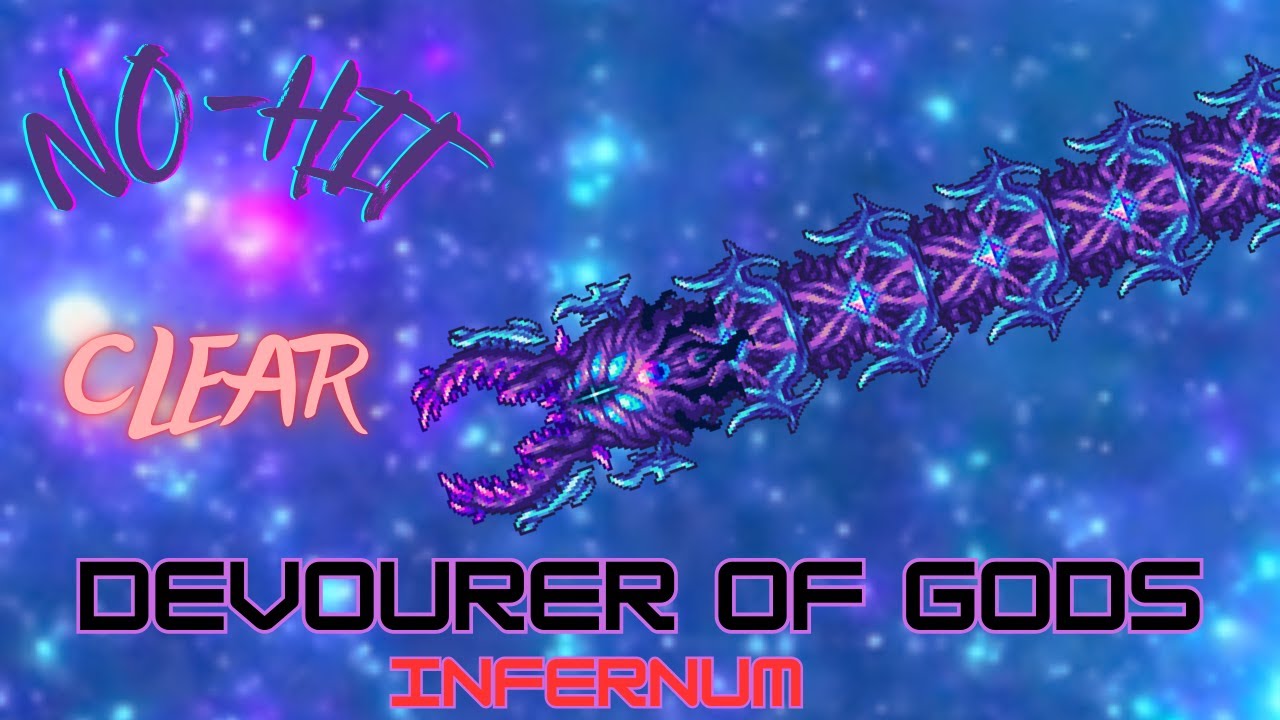 [NO-HIT] Devourer of Gods || All Attacks || Terraria Calamity Infernum