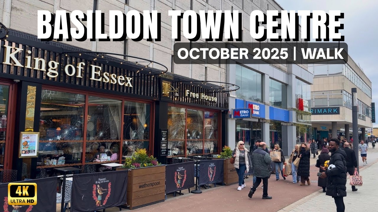 Basildon Town Centre Walk | Essex | October 2025