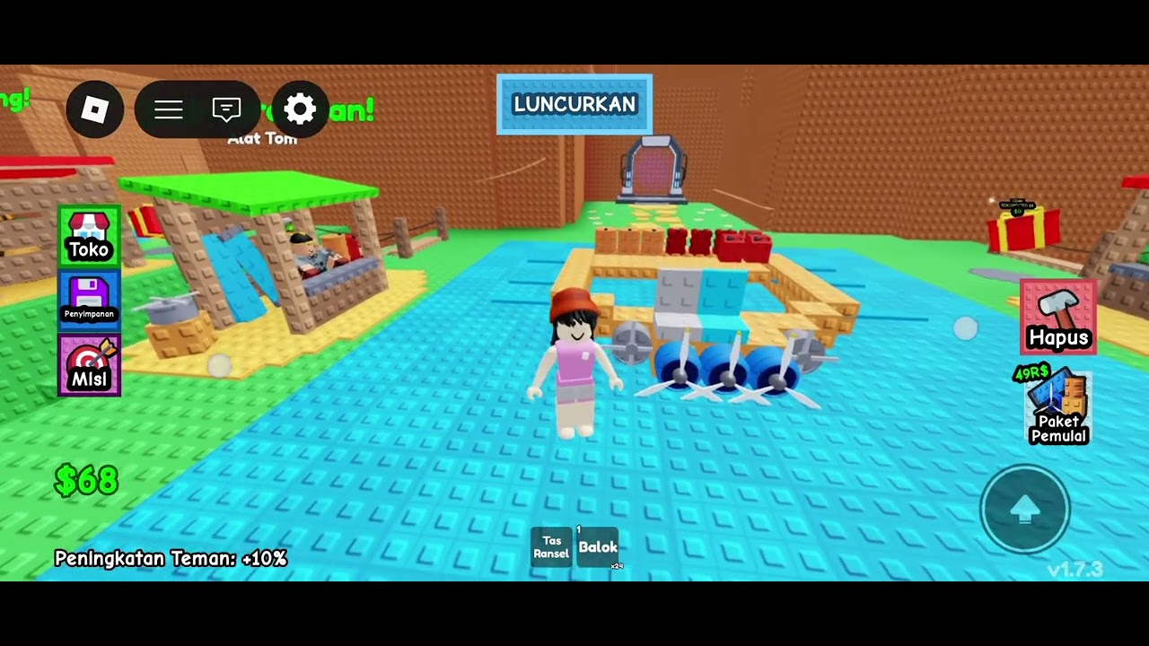 Roblox membuat pesawat...🥰🥳#roblox #robloxedit #rblx #robloxgames #robloxtrend #hiburan #lucu #funny