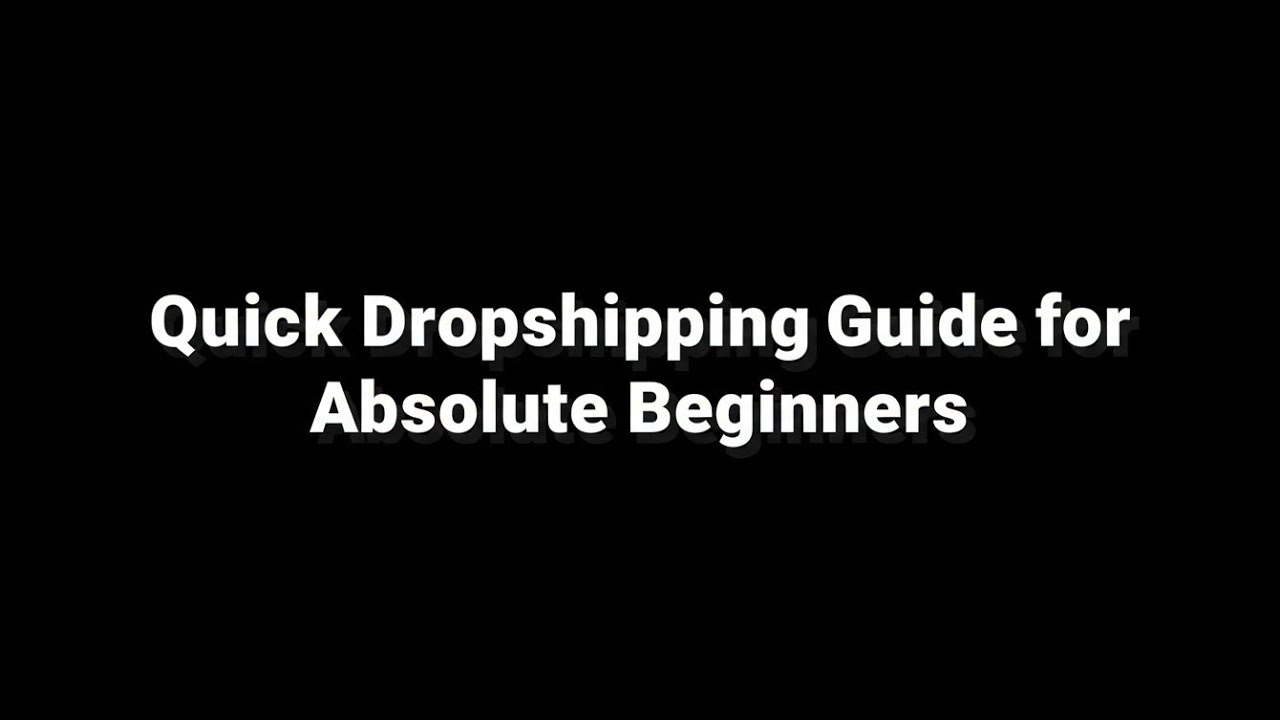 Quick Dropshipping Mindset Guide for Complete Beginners