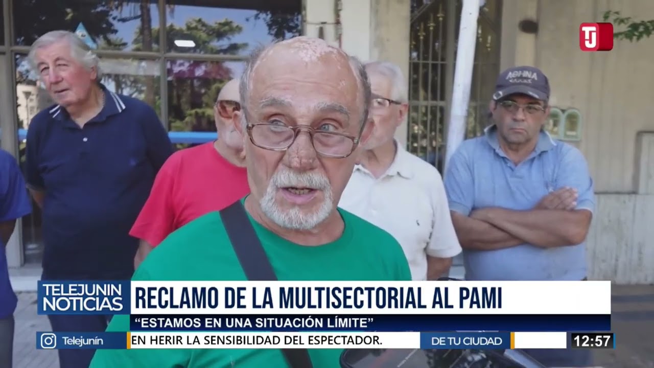 PAMI: PROTESTA Y PETITORIO DE LA MULTISECTORIAL DE JUBILADOS