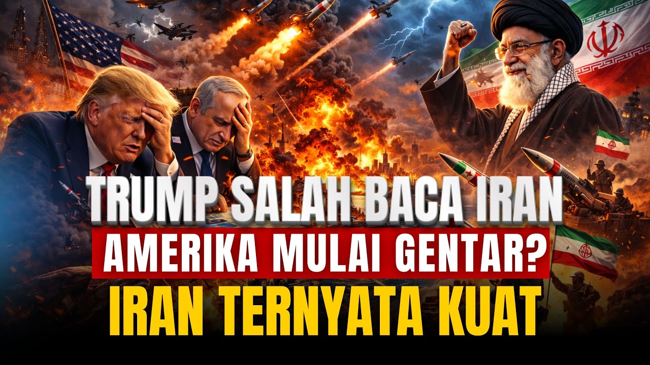 IRAN TAK TUMBANG, STRATEGI TRUMP DIPERTANYAKAN