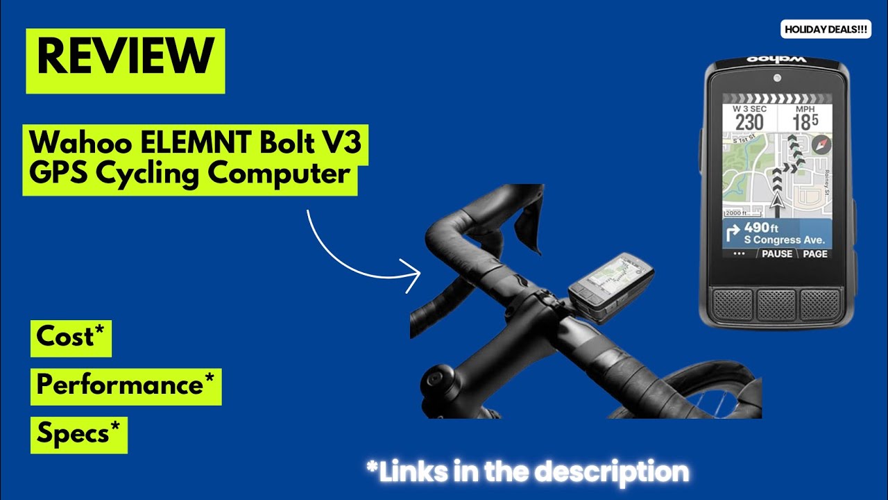 Обзор Wahoo ELEMNT Bolt V3: Лучший GPS-велокомпьютер 2026 года? Навигация, безопасность и произво...