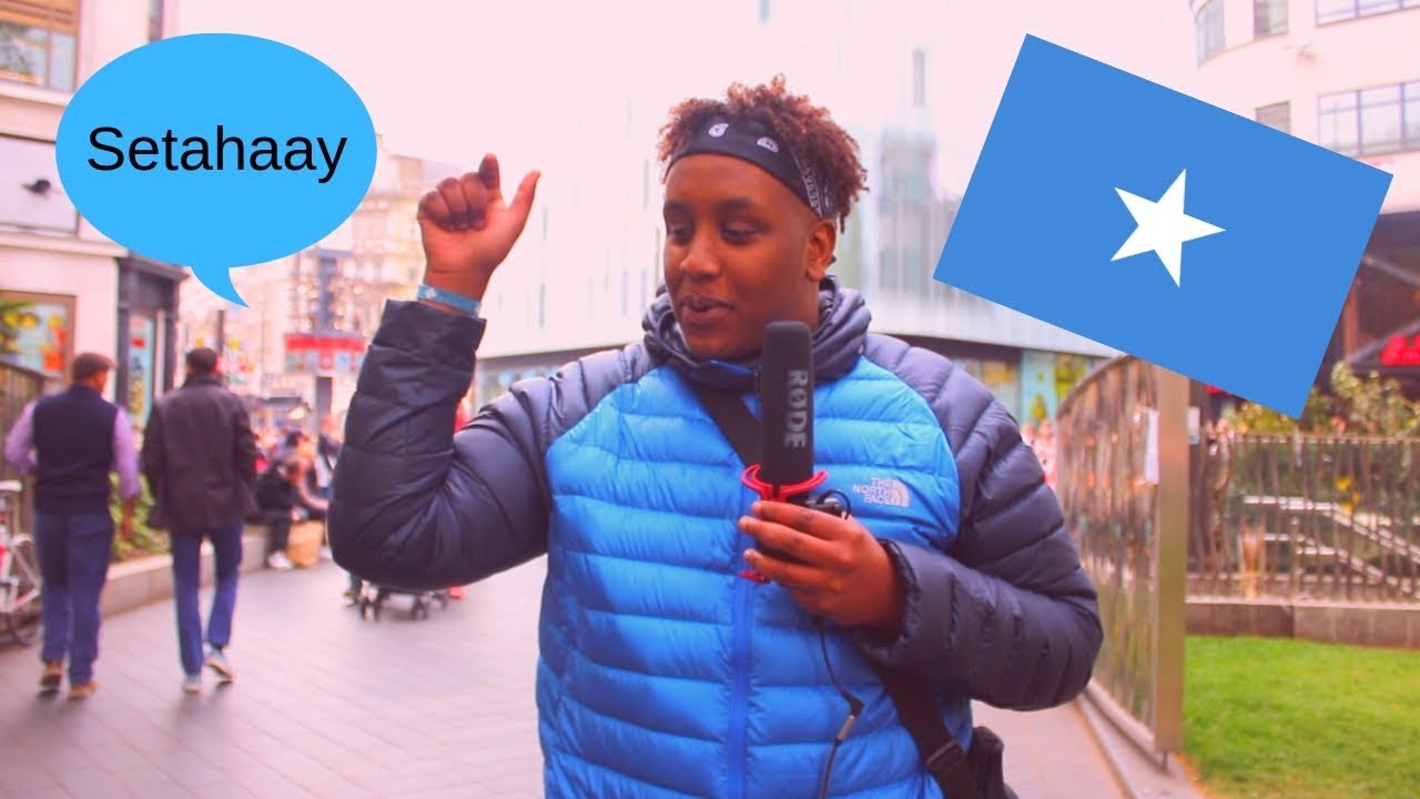 TEACHING THE LONDON PUBLIC BASIC SOMALI!!!!