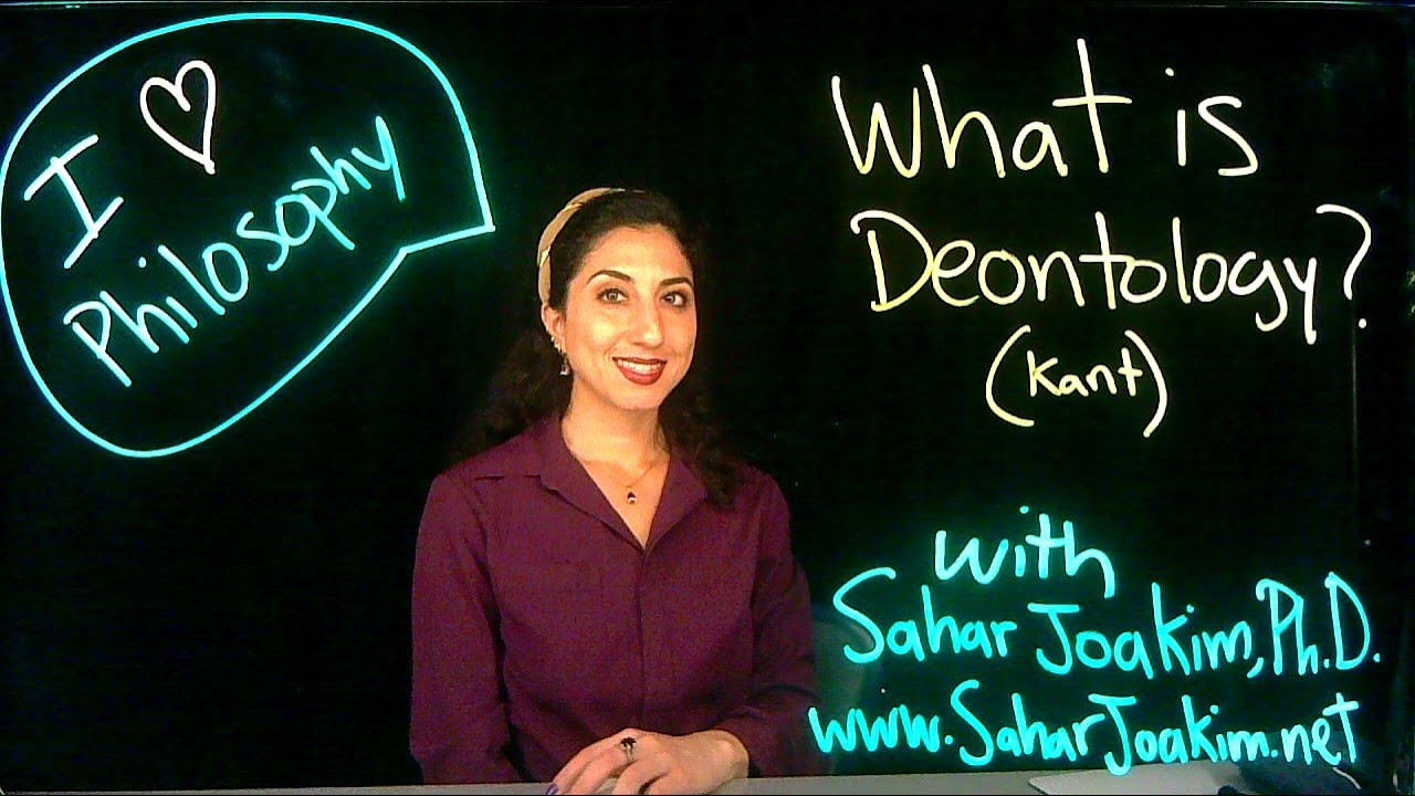 Dr. Sahar Joakim, What is Kant's Deontology?