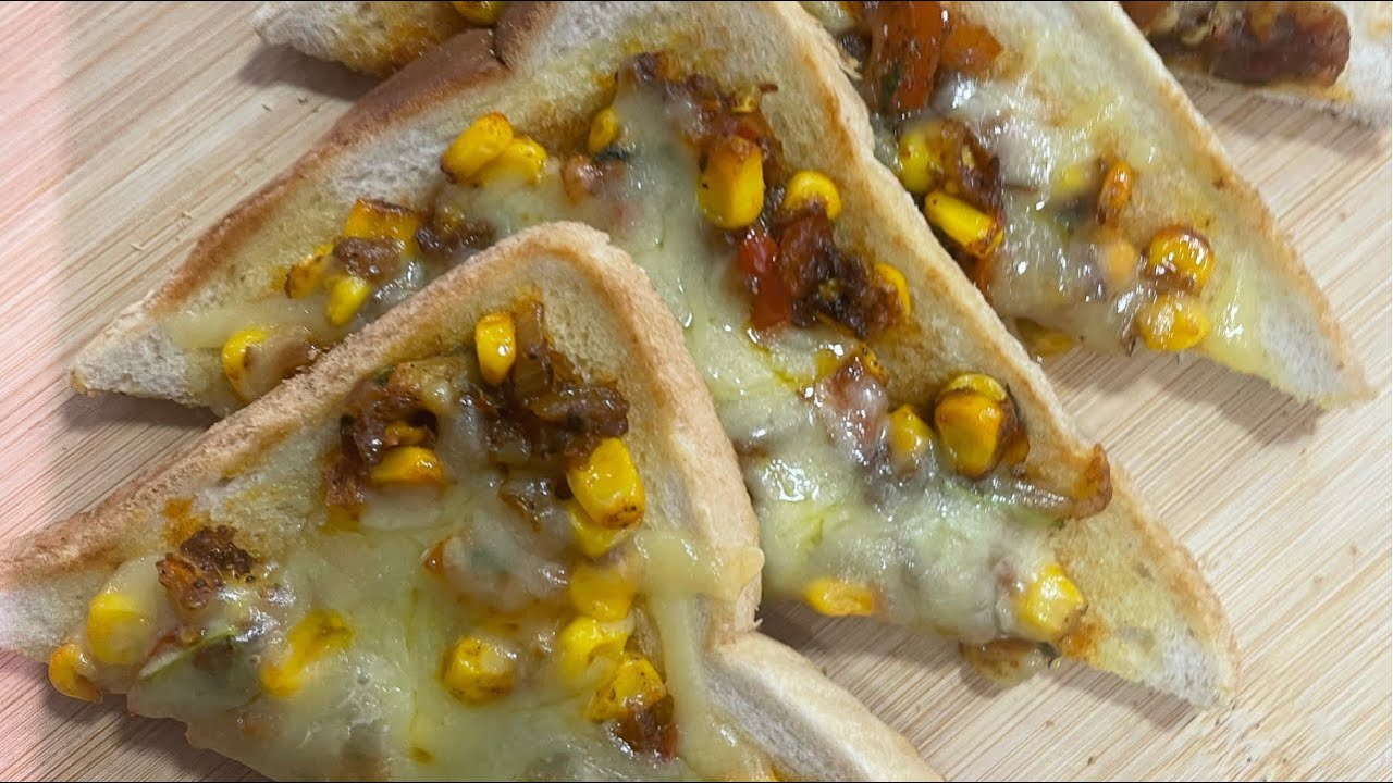 Spicy cheese masala bread toast | easy & tasty recipe