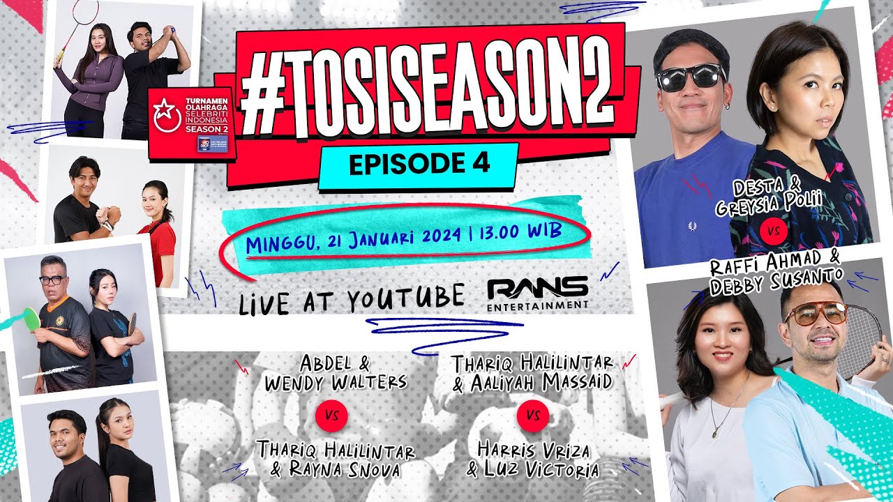 TURNAMEN OLAHRAGA SELEBRITI INDONESIA SEASON 2 - EPS 4