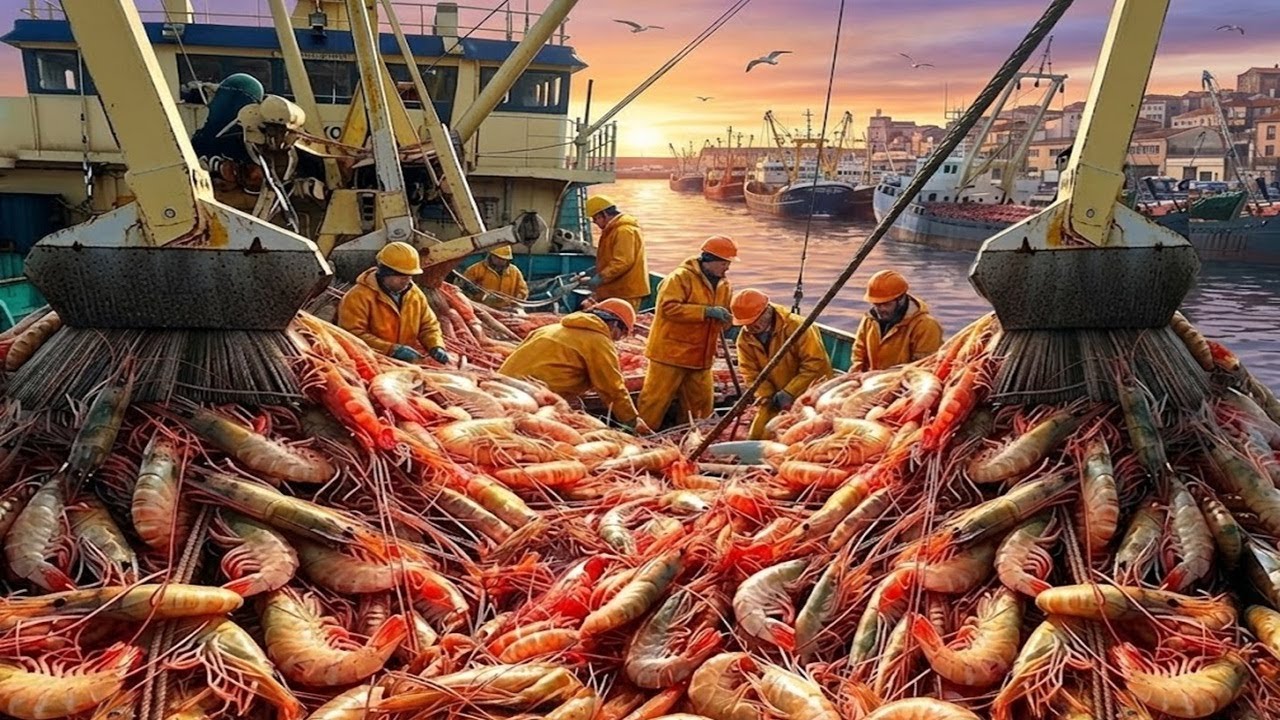 Inside the world's most modern shrimp fishing fleet — Catching and processing shrimp right at sea.