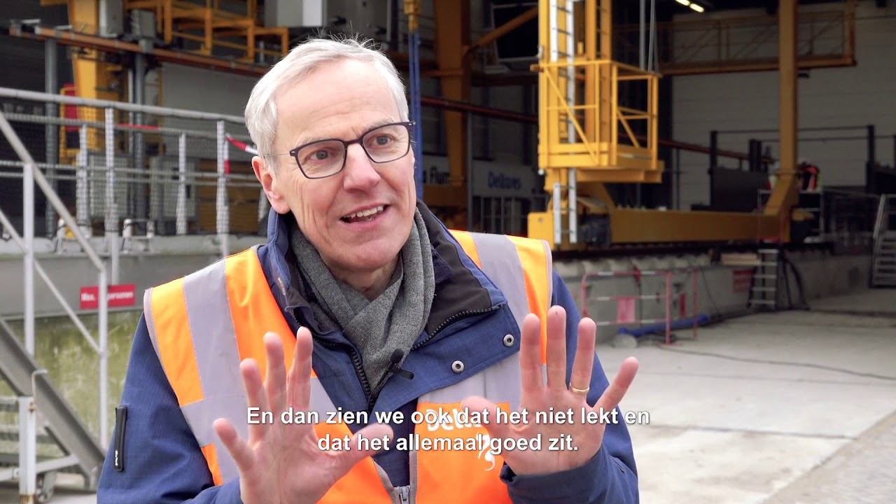 Testen van glazen waterkering