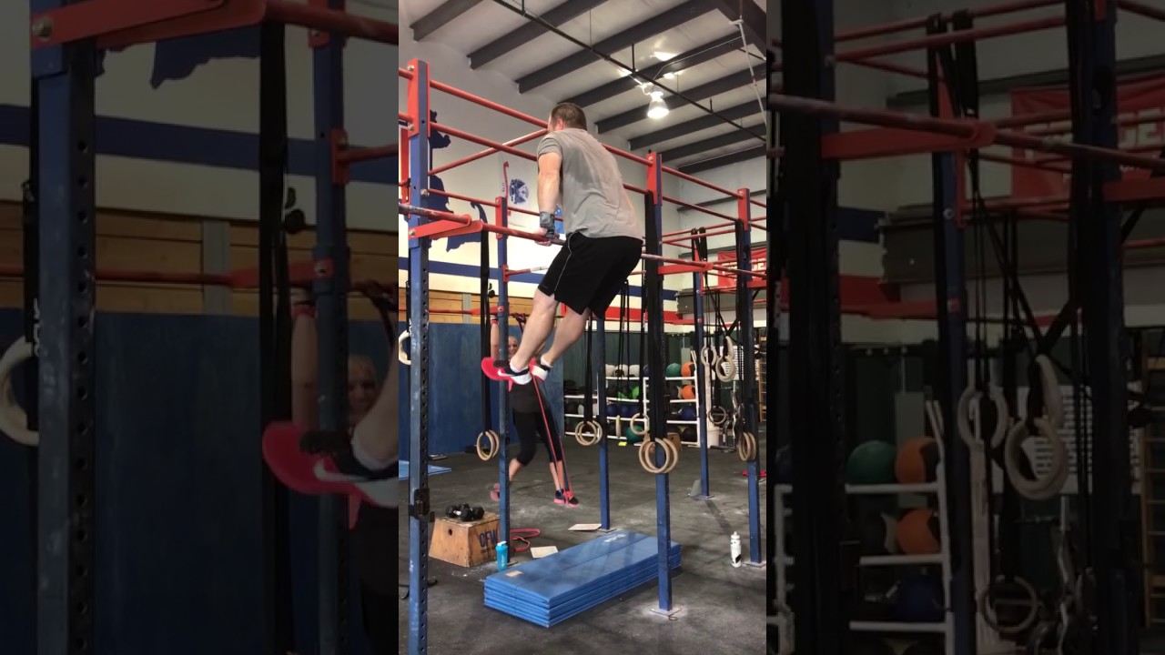 Derek D got his first bar muscle-up today!