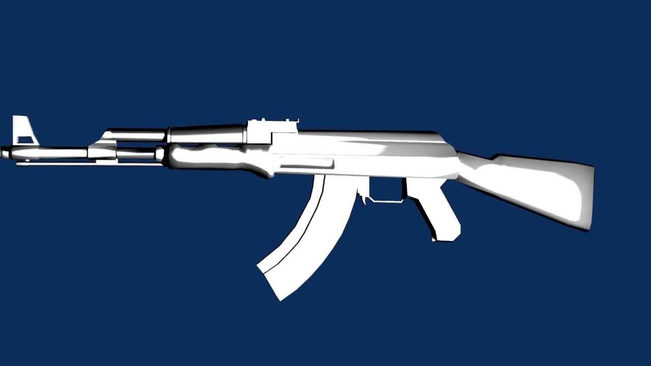 3D AK-47 Model V1