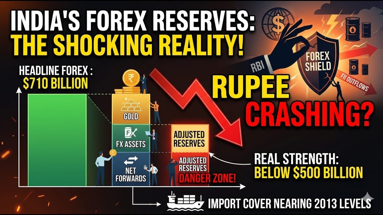 The Forex Trap: Why India&rsquo;s $710 Billion Reserves Aren't Enough | Rupee Depreciation
