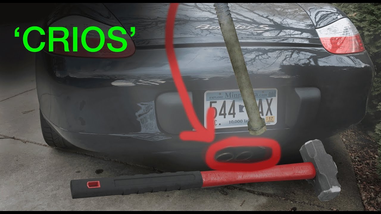 Porsche Boxster S 986 Crios exhaust bypass mod