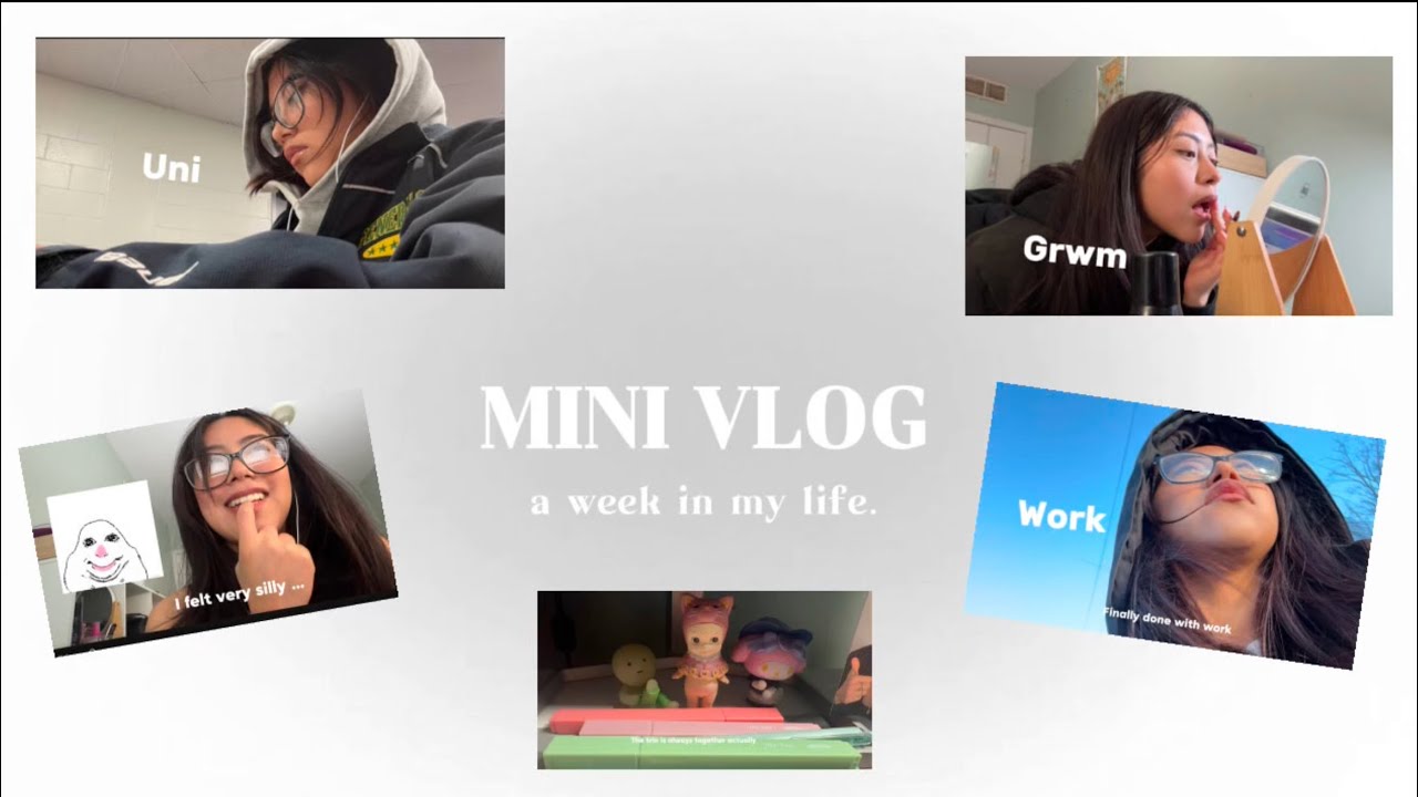 A week in my life// uni📚, grwm 💄, work💼