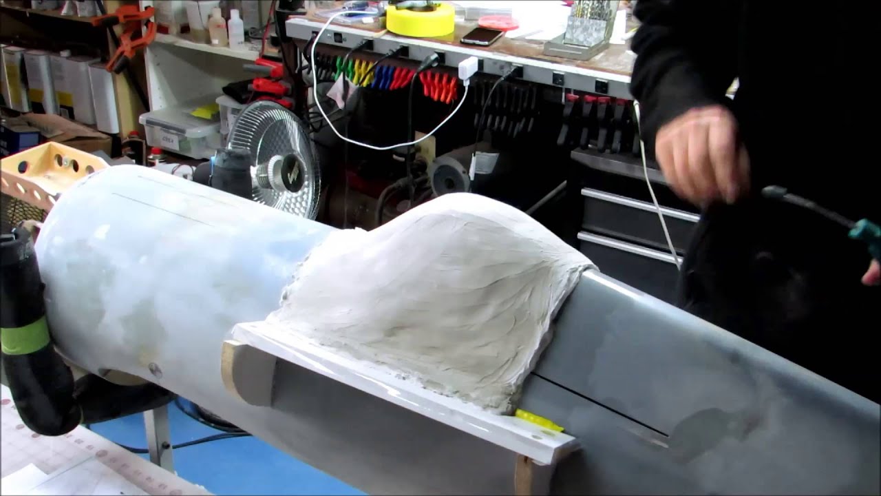 Corsair #55, Making a Canopy Plug for New Vacuum Formed Canopies, Part 4
