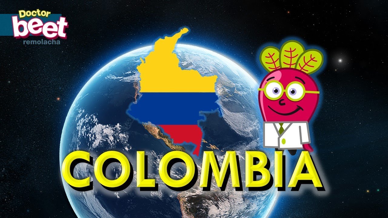 🇨🇴 COLOMBIA Mapa Pais Estados Capitales Departamentos