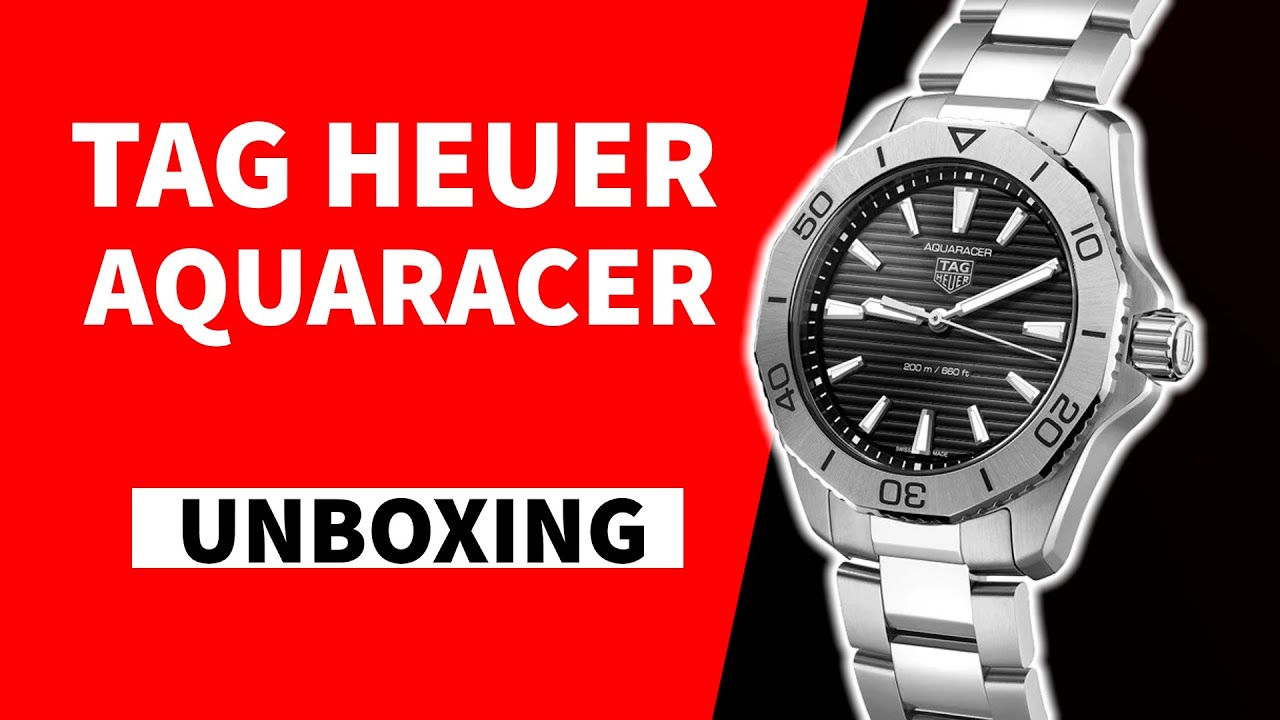 TAG HEUER Aquaracer Professional 200 WBP1110.BA0627 Unboxing