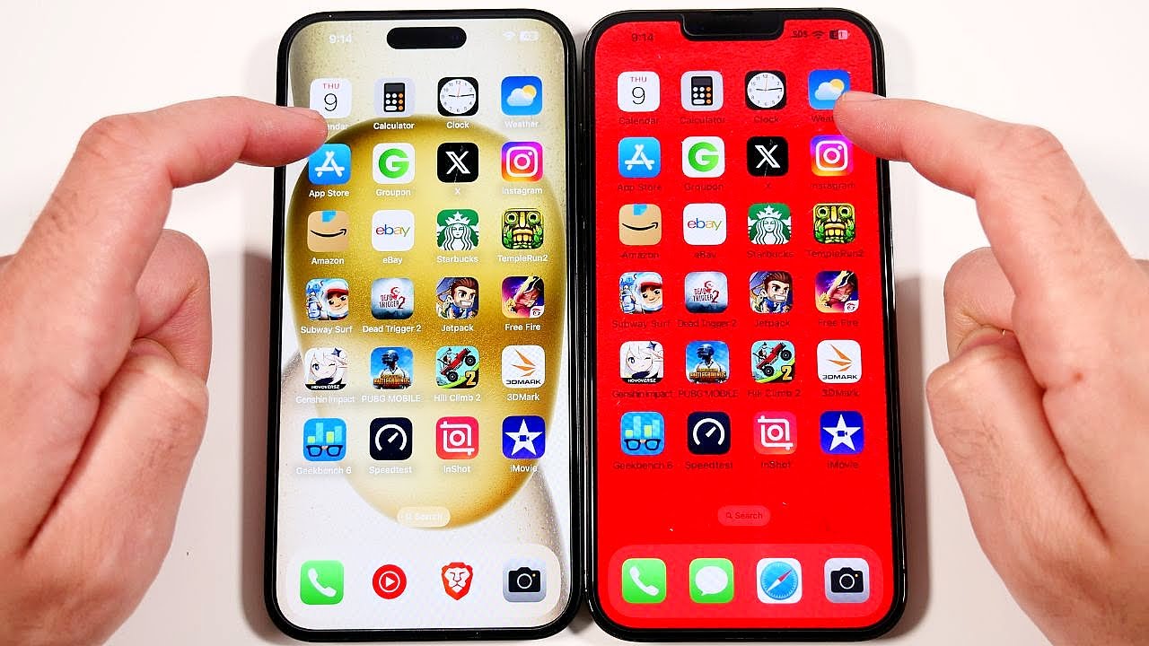 iPhone 15 Plus vs iPhone 13 Pro Max Speed Test