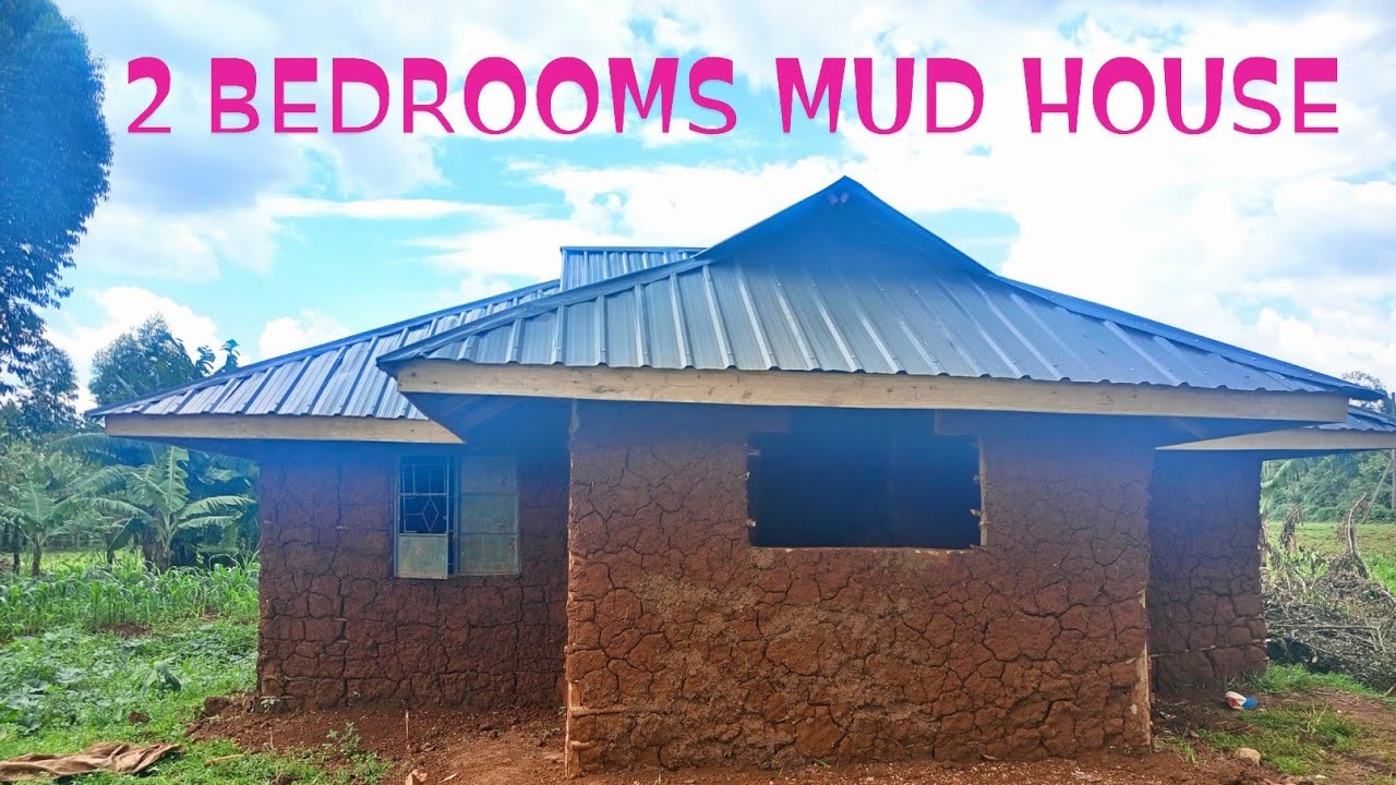 Строим глинобитный дом с 2 спальнями в деревне Муханда, округ Сиая, Кения @judithdownthevillages