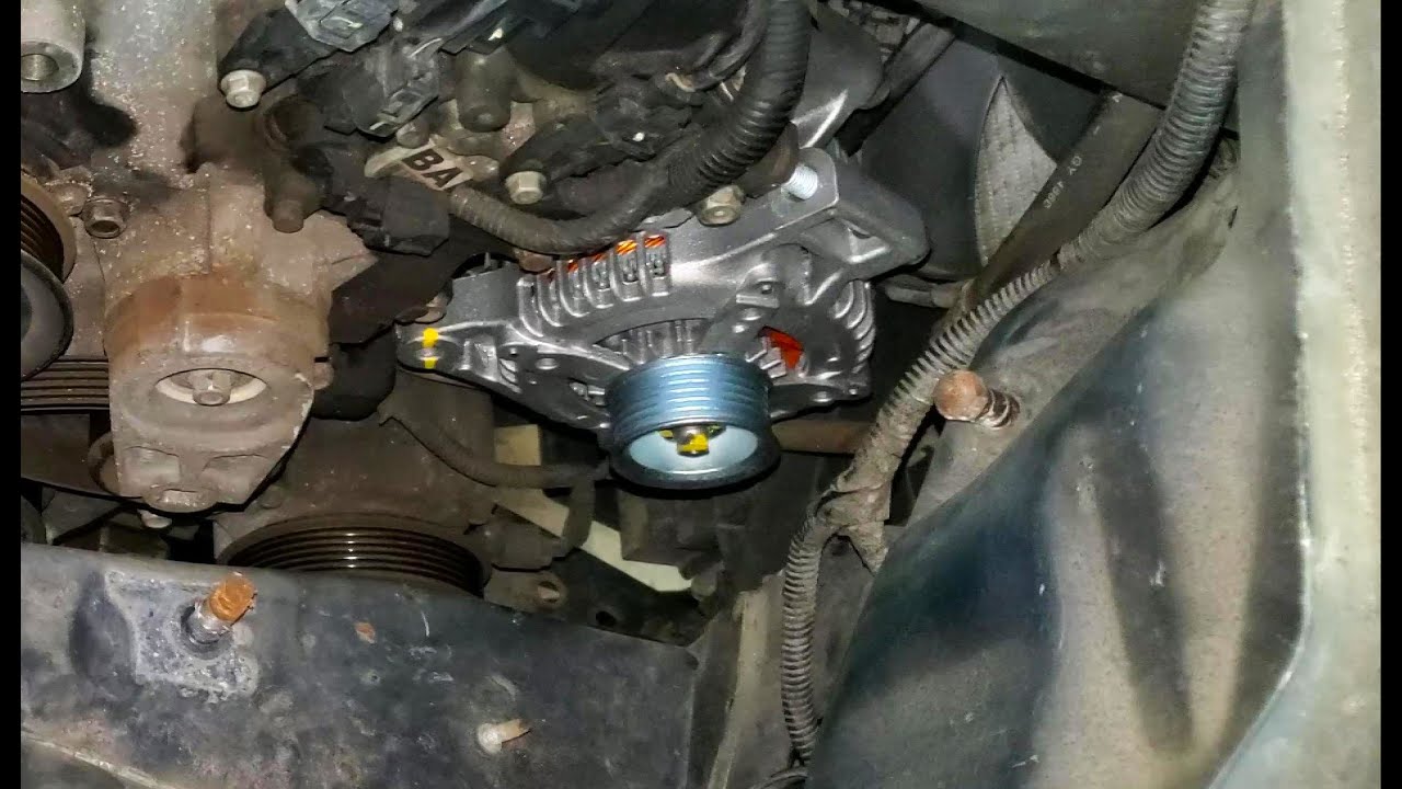 Замена генератора Saturn Vue 2.6L 2008-2010.