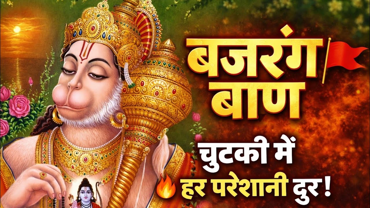 बजरंग बाण 🚩 | चुटकी में संकट दूर | Powerful Hanuman Path