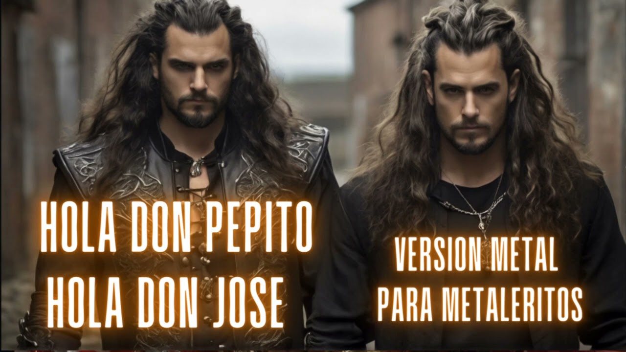 Hola Don Pepito, Hola Don Jose version METAL #cancionesinfantiles  #holadonpepito