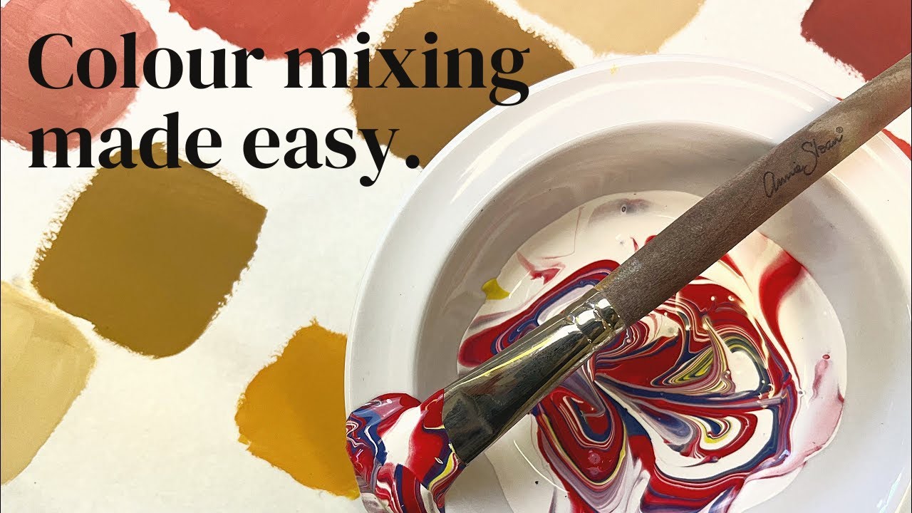 Chalk paint colour mixing, get the most from your colour choices ￼
