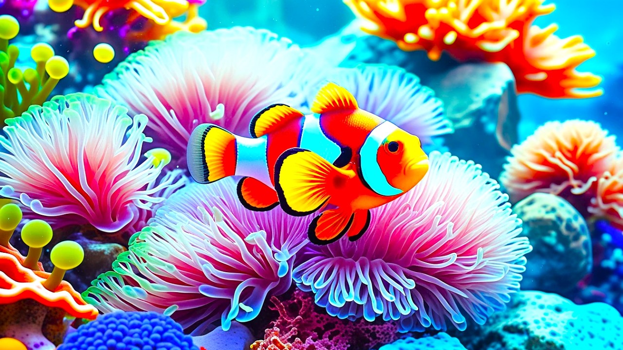 The Best 4K Aquarium - Explore the Stunning World of Sea Jellyfish and Beautiful Coral Reef Fish. #8