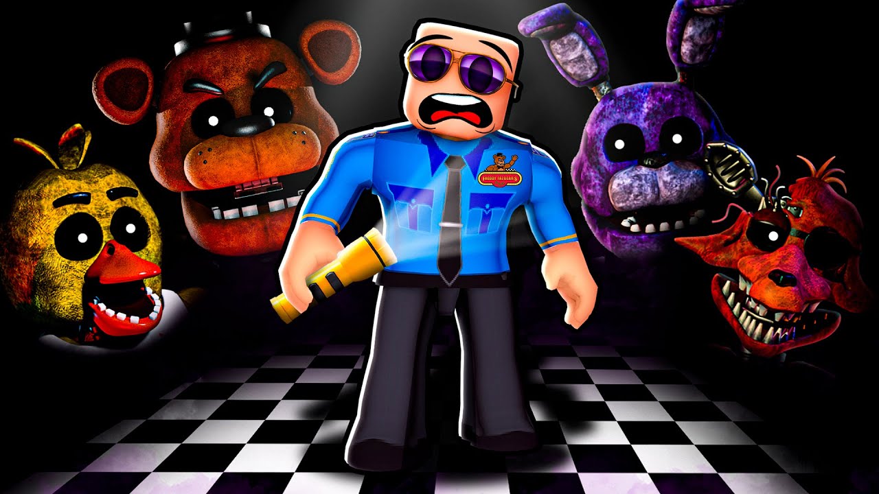I worked 5 nights at Freddy Fazbear's Pizza! | Roblox